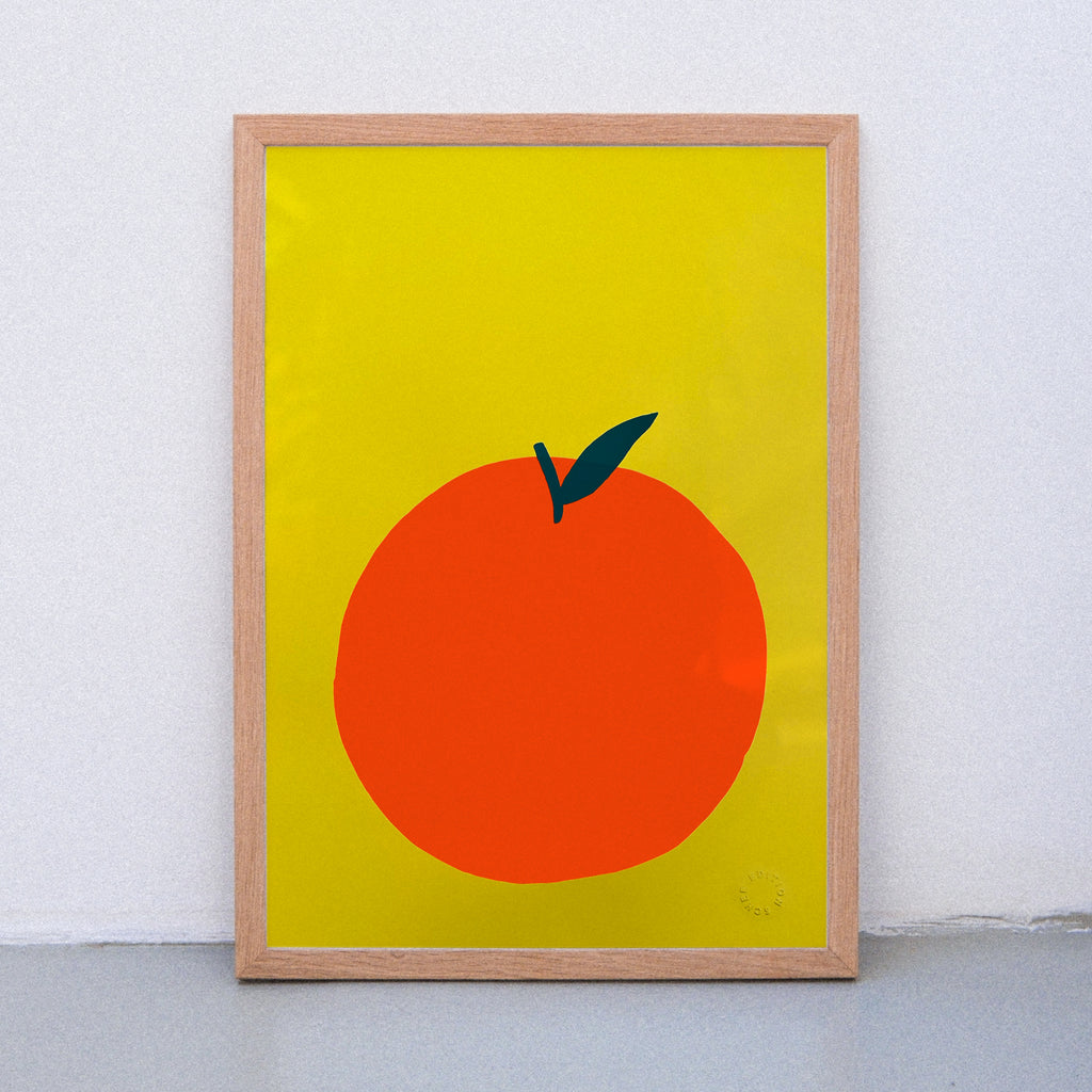 Edition SCHEE Mandarina (DIN A3) | Edition SCHEE | Siebdruck