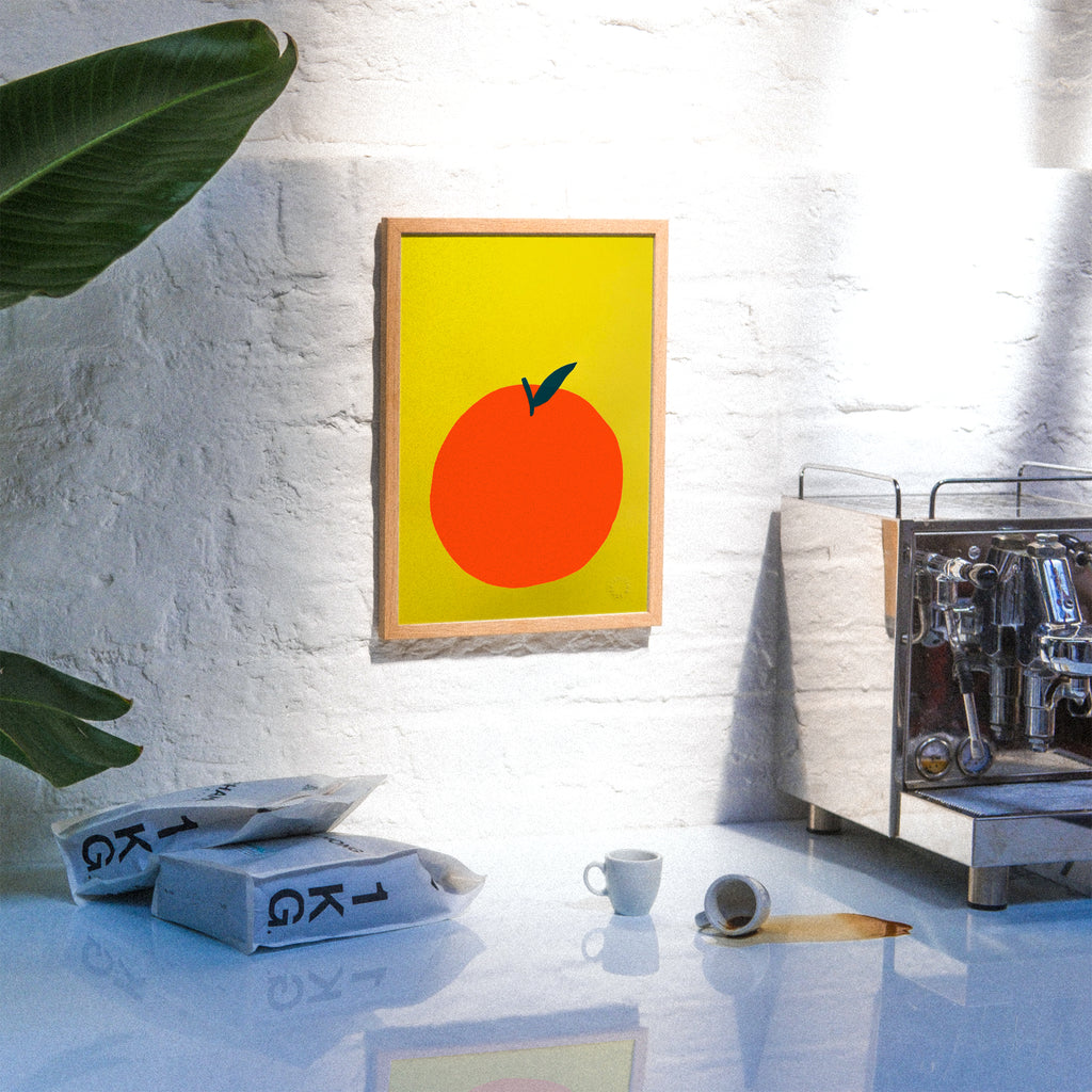 Edition SCHEE Mandarina (DIN A3) | Edition SCHEE | Siebdruck