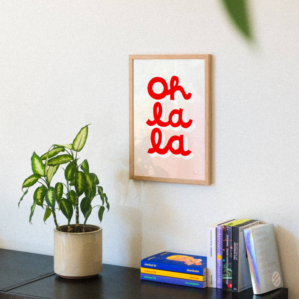 Edition SCHEE Oh La La (DIN A3) | Edition SCHEE | Siebdruck