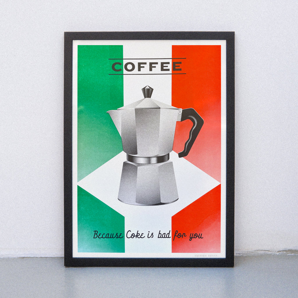 Edition SCHEE Coffee or Coke (Din A3) | Edition SCHEE | Risographie