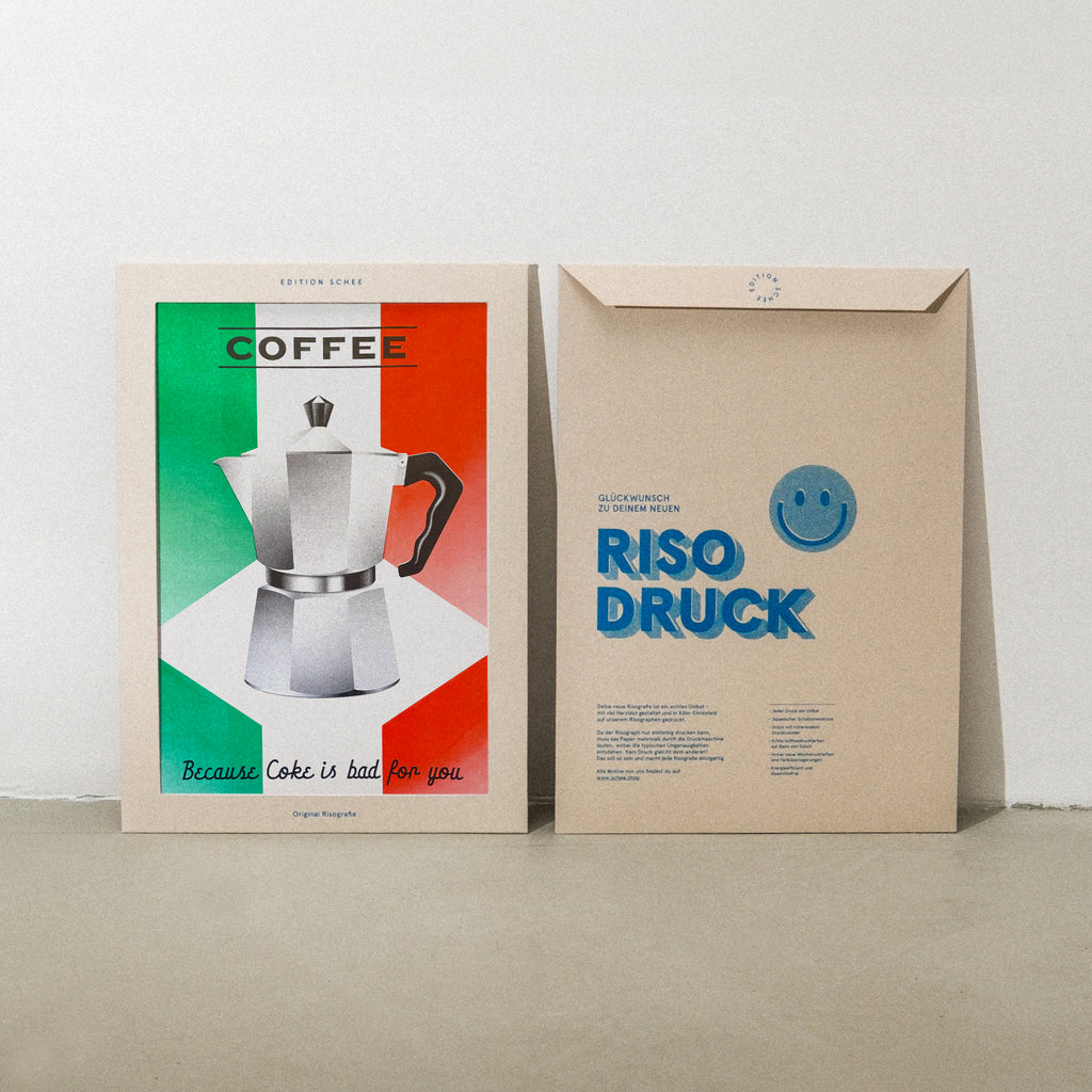 Edition SCHEE Coffee or Coke (Din A3) | Edition SCHEE | Risographie