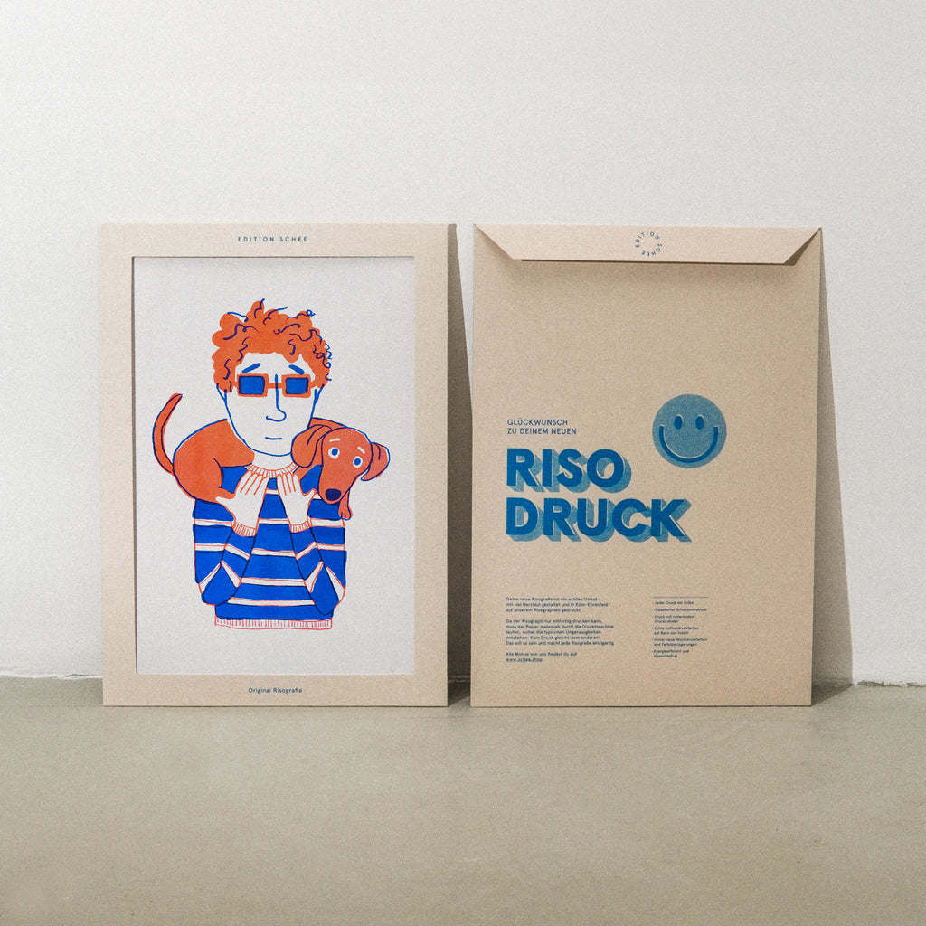 Edition SCHEE Dogman (Din A3) | Edition SCHEE | Risographie