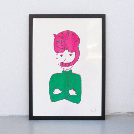 Edition SCHEE Catman (Din A3) | Edition SCHEE | Risographie