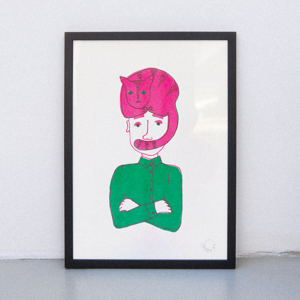 Edition SCHEE Catman (Din A3) | Edition SCHEE | Risographie