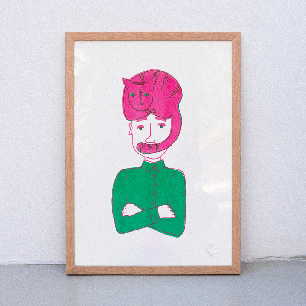 Edition SCHEE Catman (Din A3) | Edition SCHEE | Risographie
