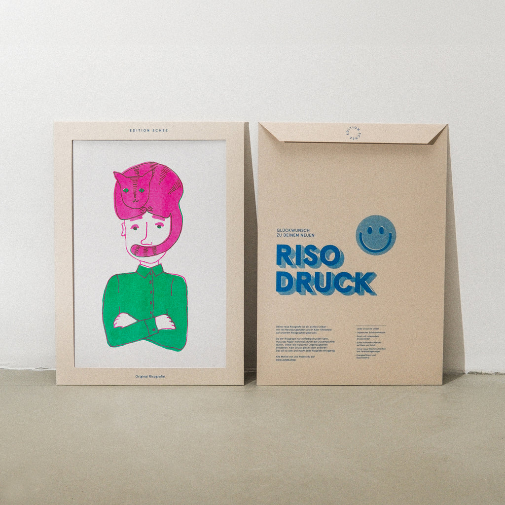 Edition SCHEE Catman (Din A3) | Edition SCHEE | Risographie