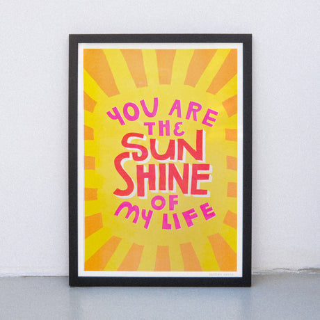 Edition SCHEE You are the sunshine (DIN A3) | Edition SCHEE | Risographie