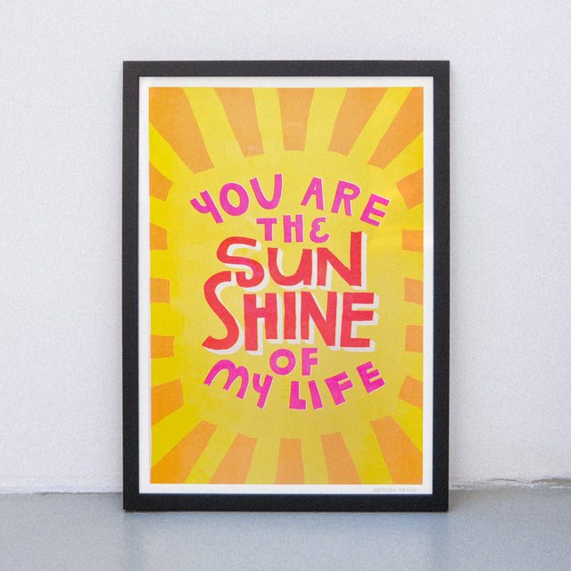 Edition SCHEE You are the sunshine (DIN A3) | Edition SCHEE | Risographie