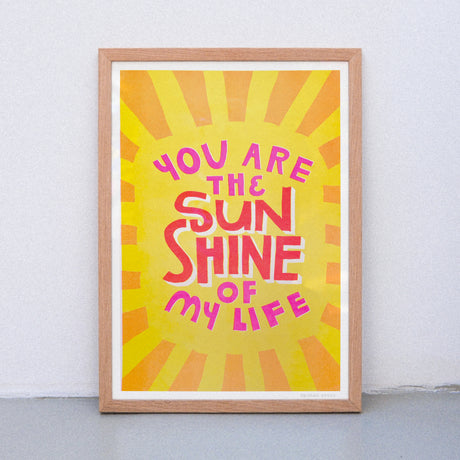 Edition SCHEE You are the sunshine (DIN A3) | Edition SCHEE | Risographie