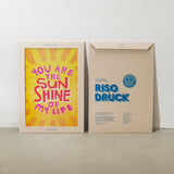 Edition SCHEE You are the sunshine (DIN A3) | Edition SCHEE | Risographie