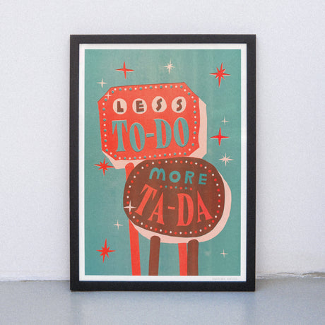 Edition SCHEE Less To Dos (DIN A3) | Edition SCHEE | Risographie