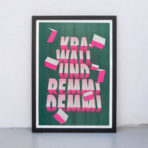 Edition SCHEE Krawall und Remmidemmi (DIN A3) | Edition SCHEE | Risographie
