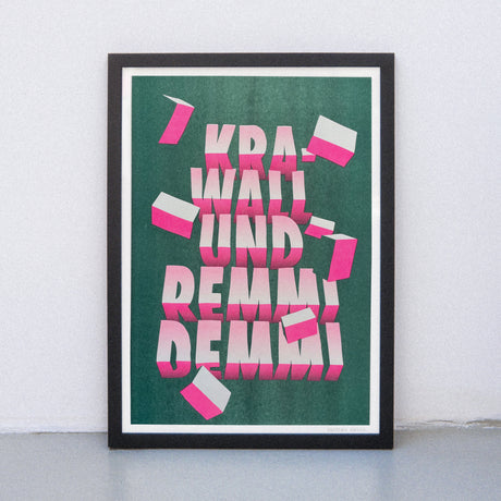 Edition SCHEE Krawall und Remmidemmi (DIN A3) | Edition SCHEE | Risographie