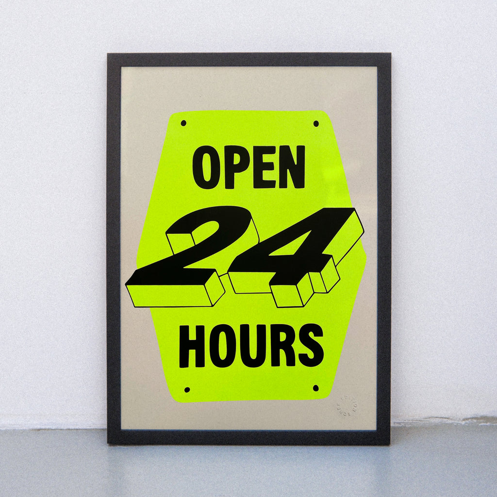 Edition SCHEE Open 24/7 (DIN A3) | Edition SCHEE | Siebdruck