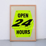 Edition SCHEE Open 24/7 (DIN A3) | Edition SCHEE | Siebdruck