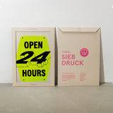 Edition SCHEE Open 24/7 (DIN A3) | Edition SCHEE | Siebdruck