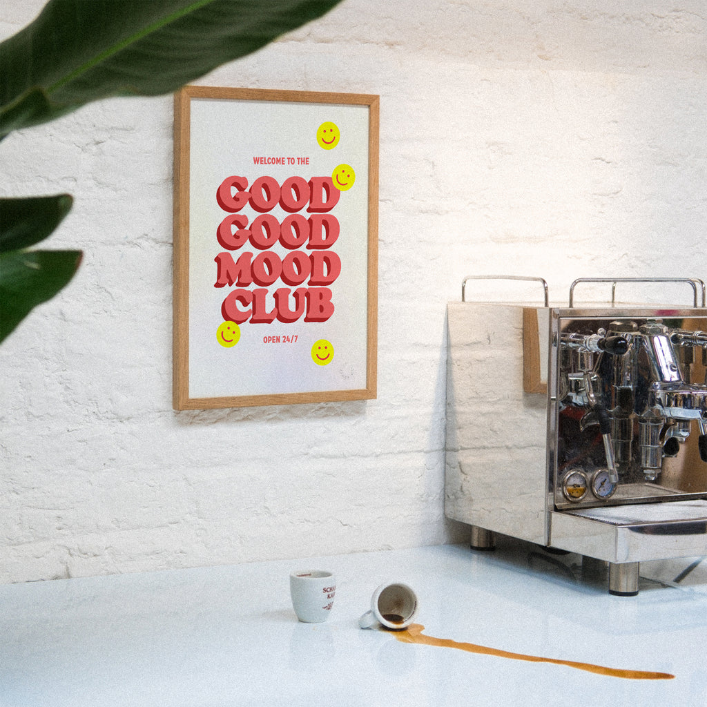 Edition SCHEE Good Good Mood Club (Din A3) | Edition SCHEE | Siebdruck