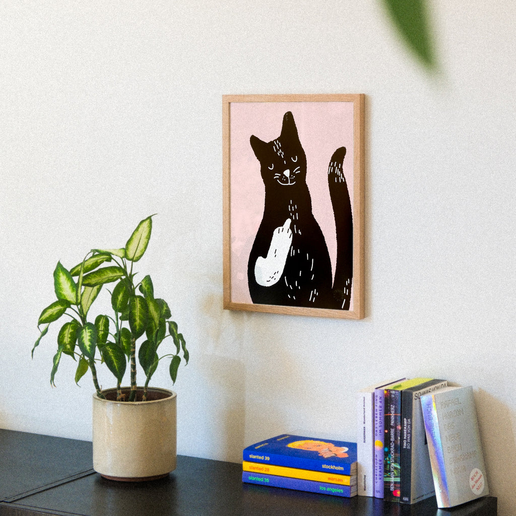 Edition SCHEE Meow You! (Din A3) | Edition SCHEE | Siebdruck