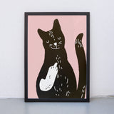 Edition SCHEE Meow You! (Din A3) | Edition SCHEE | Siebdruck