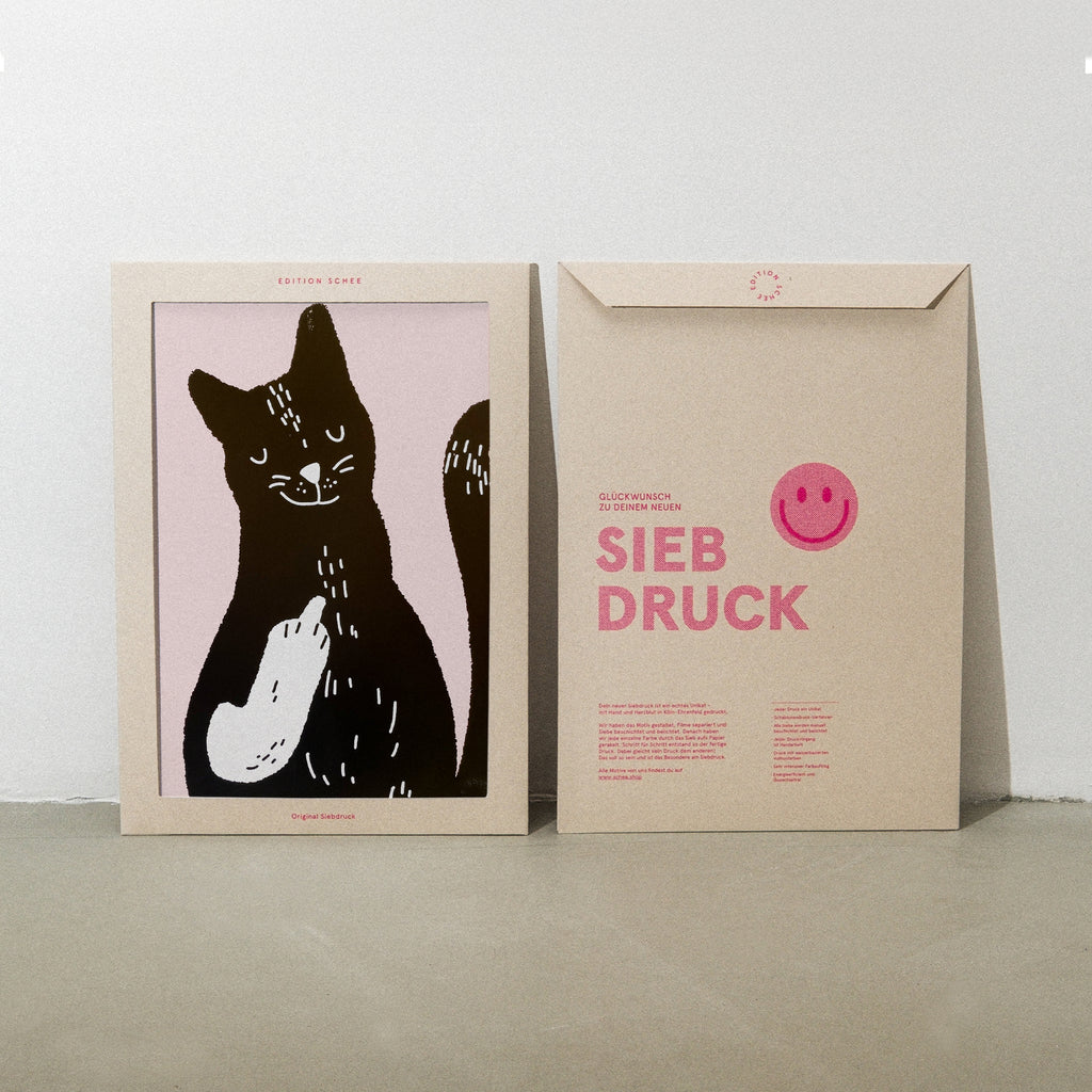 Edition SCHEE Meow You! (Din A3) | Edition SCHEE | Siebdruck