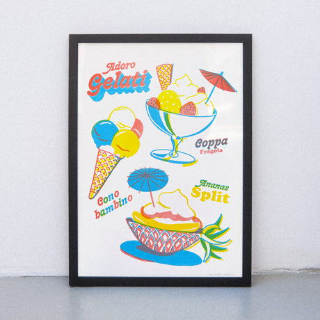 Edition SCHEE Gelati (DIN A3) | Edition SCHEE | Risographie