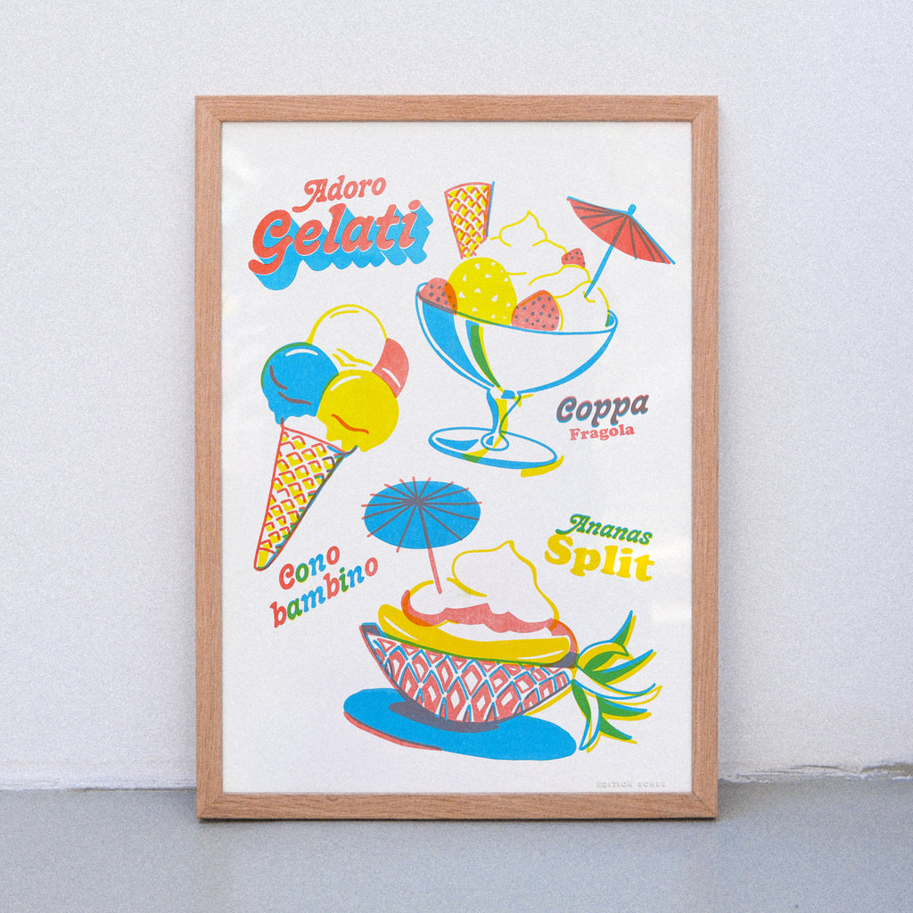 Edition SCHEE Gelati (DIN A3) | Edition SCHEE | Risographie