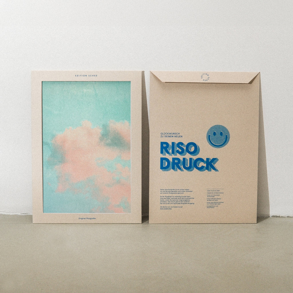 Edition SCHEE Fluorescent Clouds (DIN A3) | Edition SCHEE | Risographie