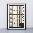 Edition SCHEE More is more (DIN A3) | Edition SCHEE | Risographie