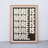 Edition SCHEE More is more (DIN A3) | Edition SCHEE | Risographie