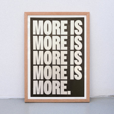 Edition SCHEE More is more (DIN A3) | Edition SCHEE | Risographie