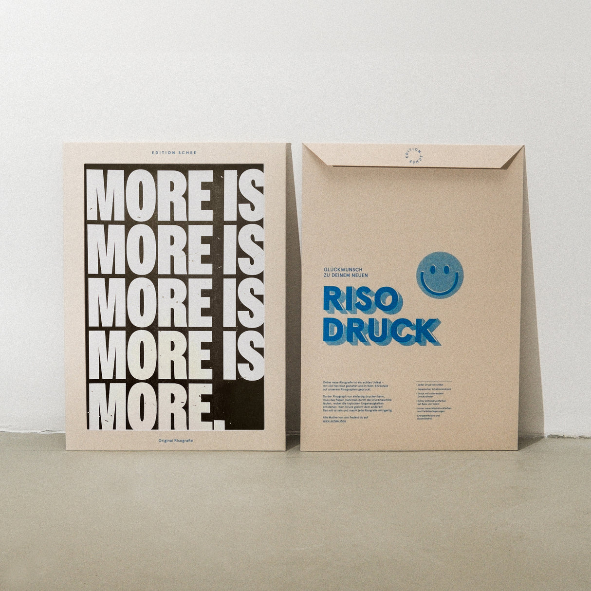 Edition SCHEE More is more (DIN A3) | Edition SCHEE | Risographie