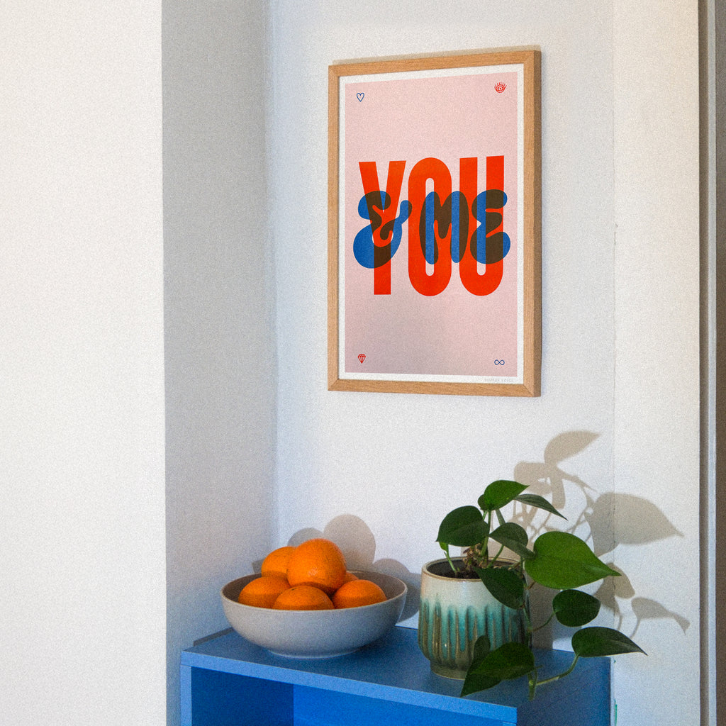 Edition SCHEE You and me (DIN A3) | Edition SCHEE | Risographie