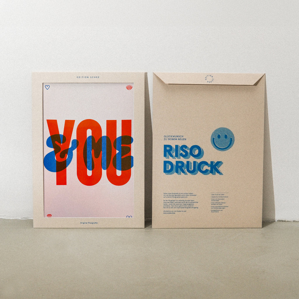 Edition SCHEE You and me (DIN A3) | Edition SCHEE | Risographie