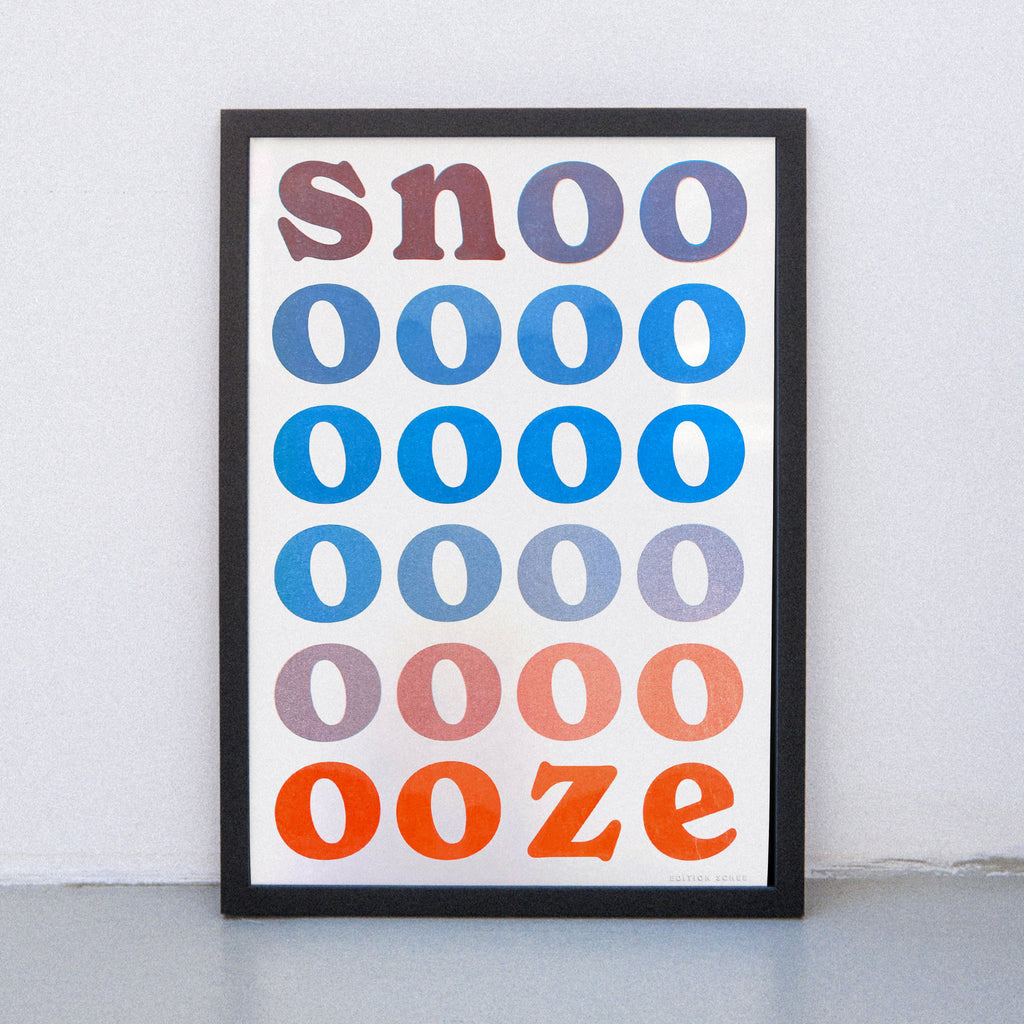 Edition SCHEE Snooze (DIN A3) | Edition SCHEE | Risographie