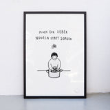 Edition SCHEE Mach dir lieber Nudeln (A2) | Edition SCHEE | Siebdruck