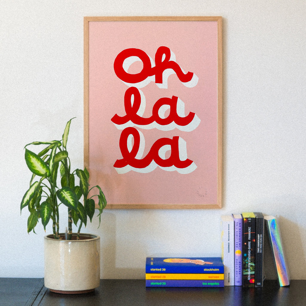 Edition SCHEE Oh La La (A2) | Edition SCHEE | Siebdruck