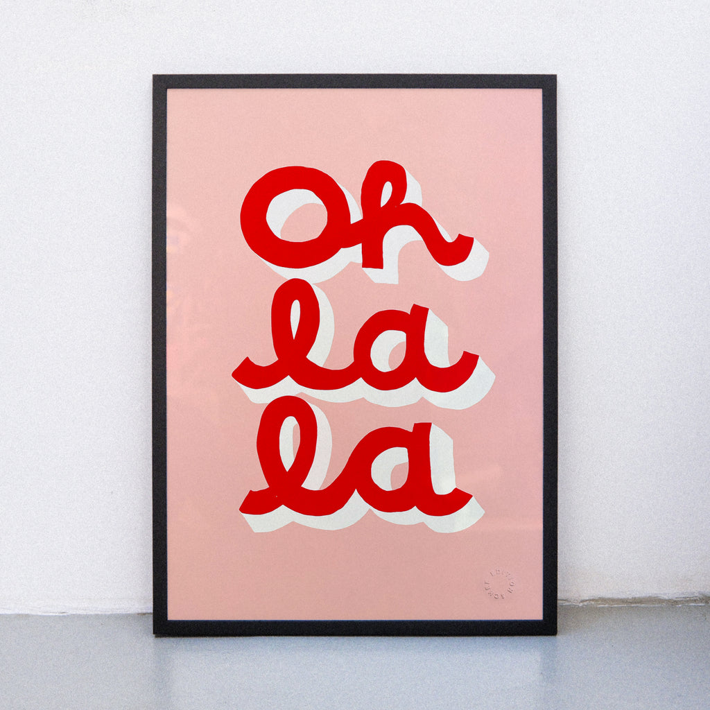 Edition SCHEE Oh La La (A2) | Edition SCHEE | Siebdruck