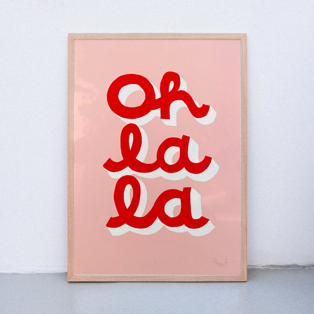 Edition SCHEE Oh La La (A2) | Edition SCHEE | Siebdruck
