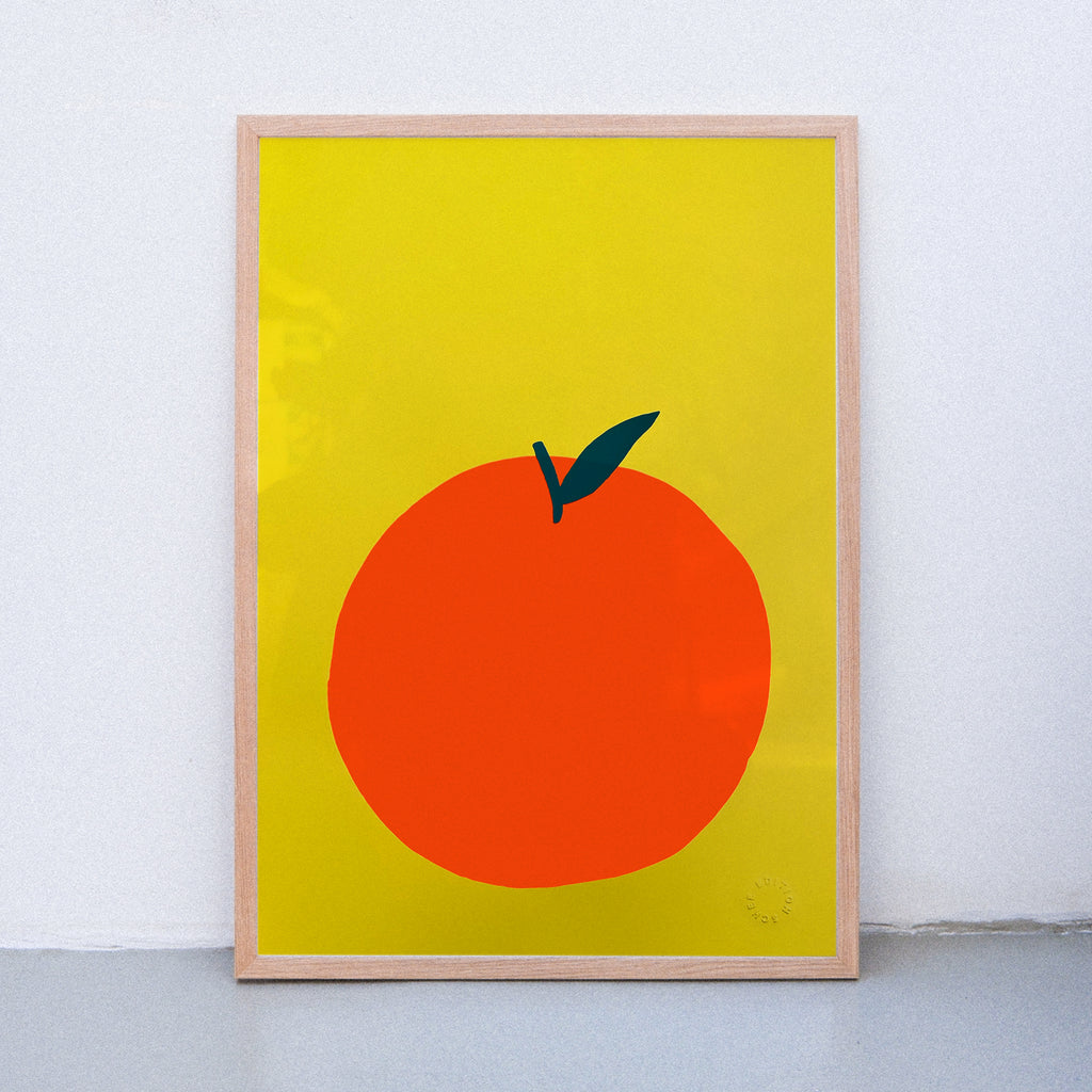 Edition SCHEE Mandarina (DIN A2) | Edition SCHEE | Siebdruck
