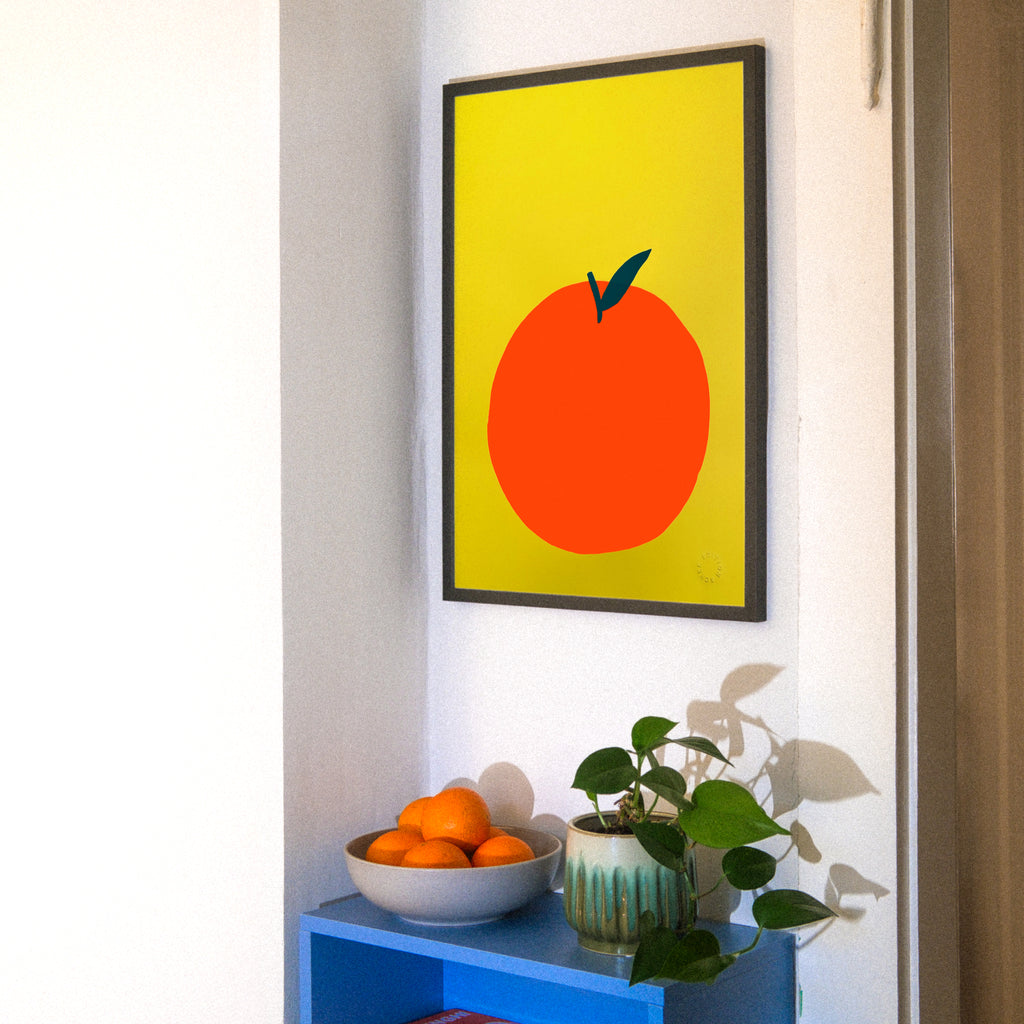 Edition SCHEE Mandarina (DIN A2) | Edition SCHEE | Siebdruck
