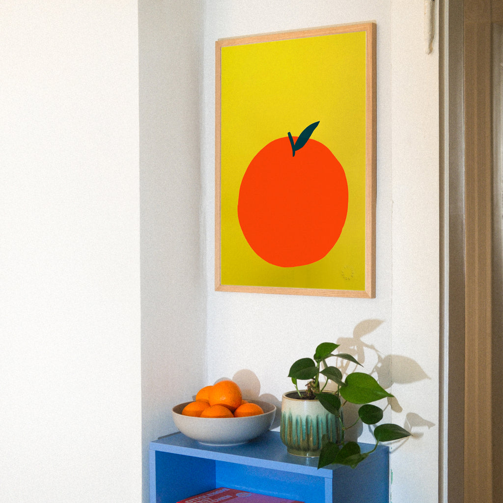 Edition SCHEE Mandarina (DIN A2) | Edition SCHEE | Siebdruck