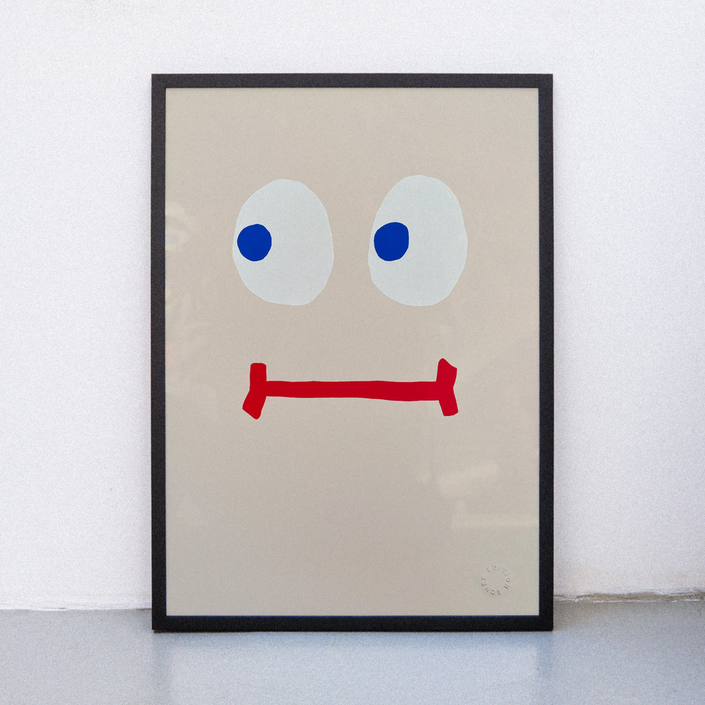 Edition SCHEE Face (A2) | Edition SCHEE | Siebdruck