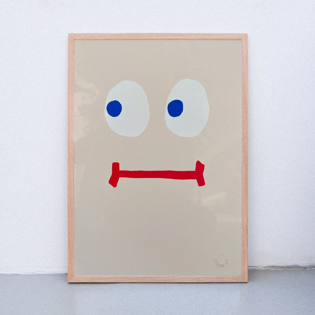 Edition SCHEE Face (A2) | Edition SCHEE | Siebdruck