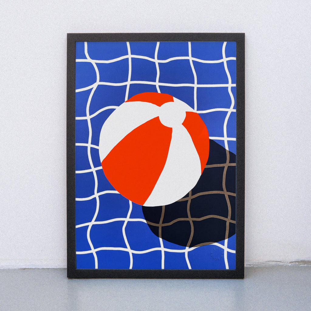 Edition SCHEE Wasserball (DIN A3) | Edition SCHEE | Siebdruck