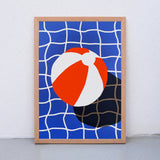 Edition SCHEE Wasserball (DIN A3) | Edition SCHEE | Siebdruck