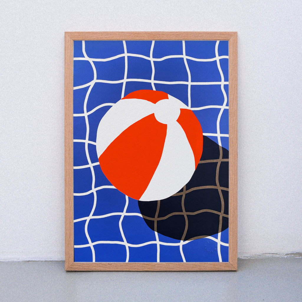 Edition SCHEE Wasserball (DIN A3) | Edition SCHEE | Siebdruck