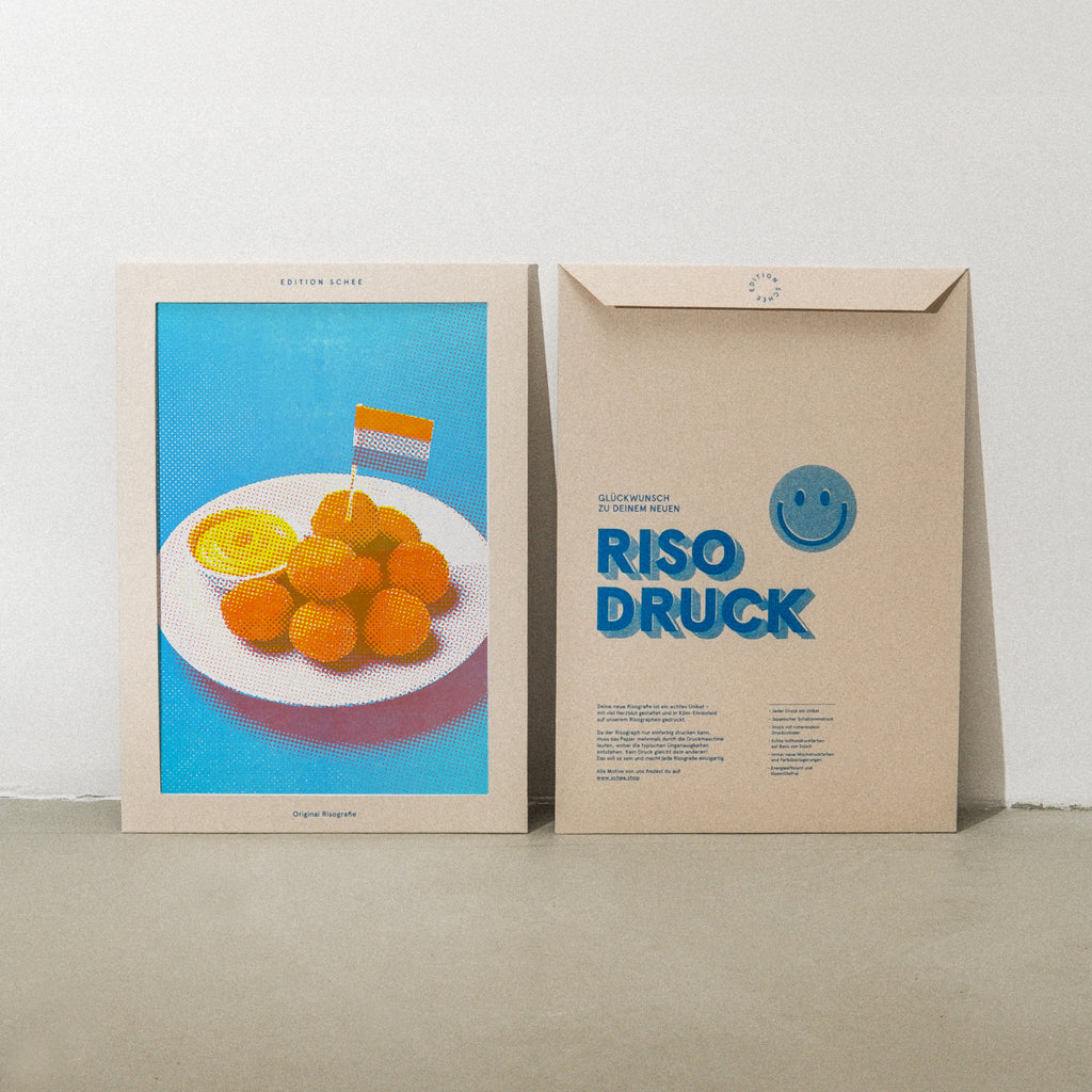 Edition SCHEE Bittergarnituur (DIN A3) | Edition SCHEE | Risographie