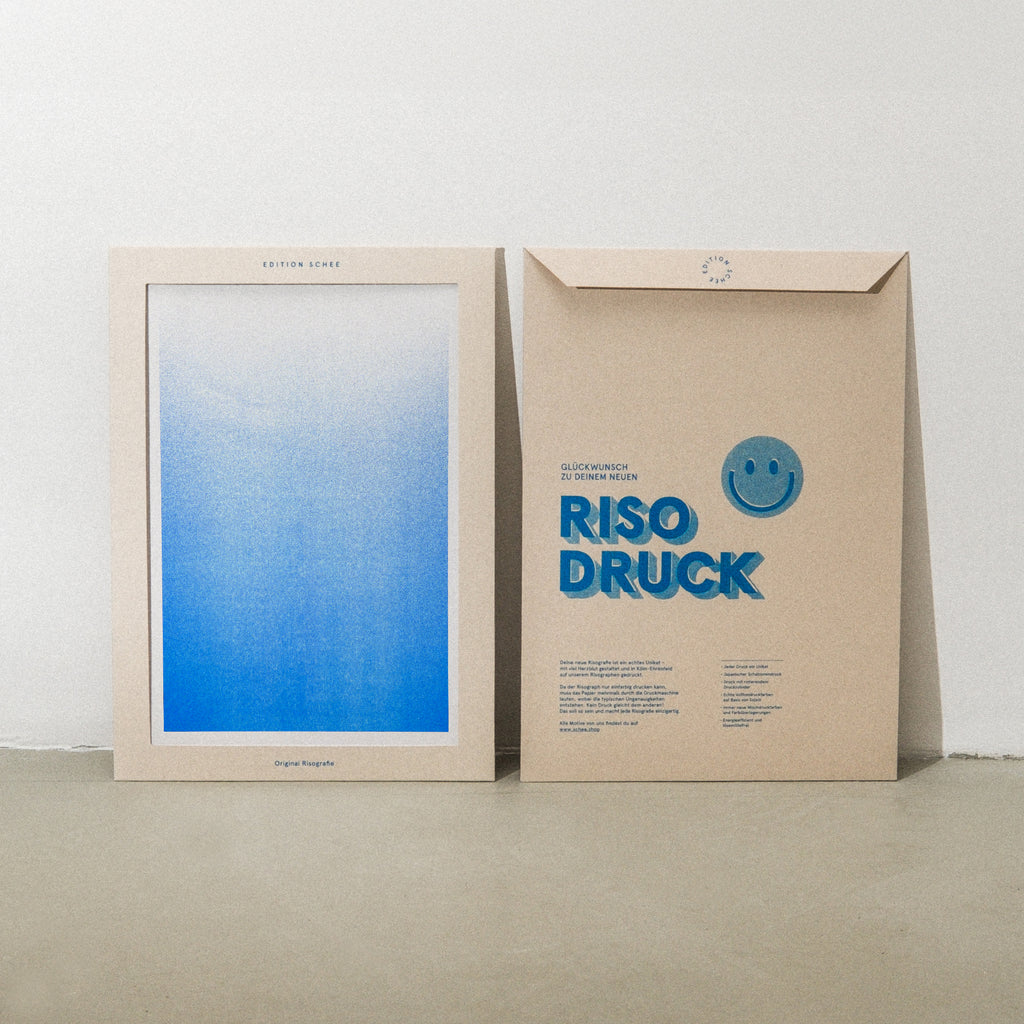Edition SCHEE Into the blue (DIN A3) | Edition SCHEE | Risographie
