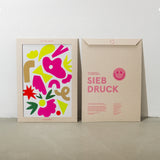 Edition SCHEE Neon Fraktal (DIN A3) | Edition SCHEE | Siebdruck