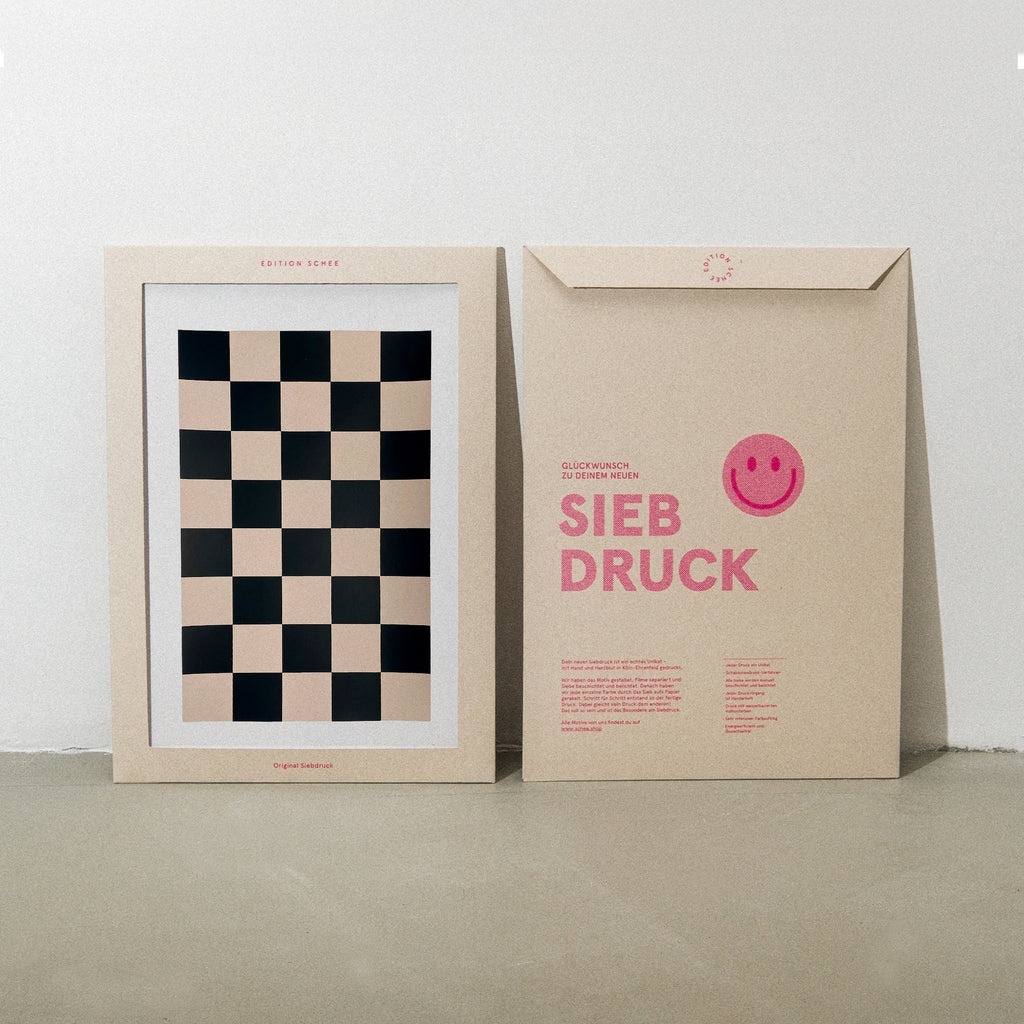 Edition SCHEE Check (DIN A3) | Edition SCHEE | Siebdruck
